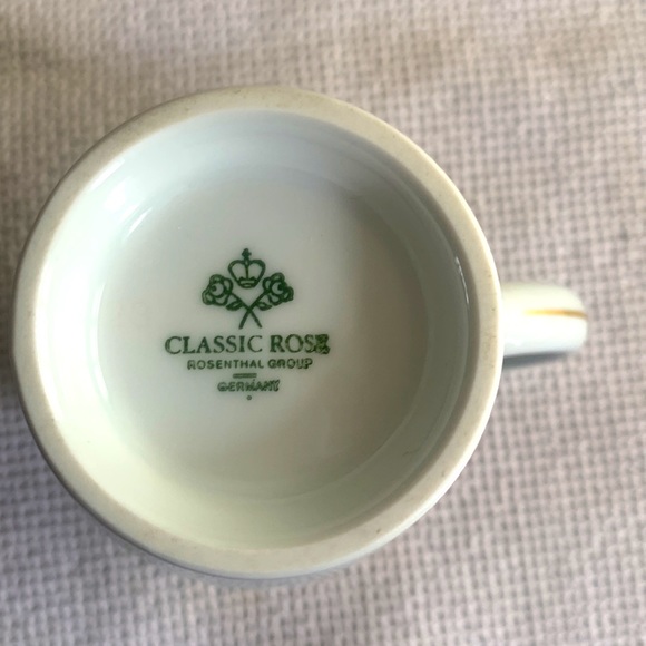 Rosenthall Classic Rose creamer gold leaf and cobalt - Picture 2 of 3